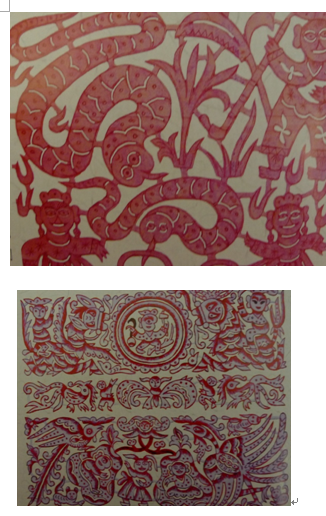 以上图为剑河苗族剪纸